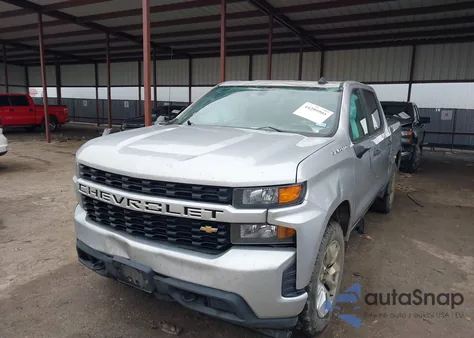 2019 Chevrolet Silverado 1500 Custom из США, поврежденный, VIN 3GCPWBEH2KG228183